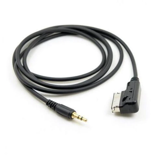Alt view image 3 of 6 - Media In AMI MDI to Stereo 3.5mm o Aux Adapter Cable For Car Benz Cell Phone CA-095-1.3M
