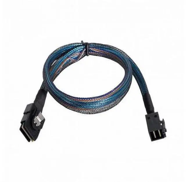 Alt view image 6 of 7 - Internal Mini SAS SFF-8087 to mini sas High Density HD SFF-8643 data Server hard disk raid Cable 50cm