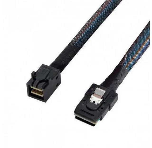 Alt view image 5 of 7 - Internal Mini SAS SFF-8087 to mini sas High Density HD SFF-8643 data Server hard disk raid Cable 50cm