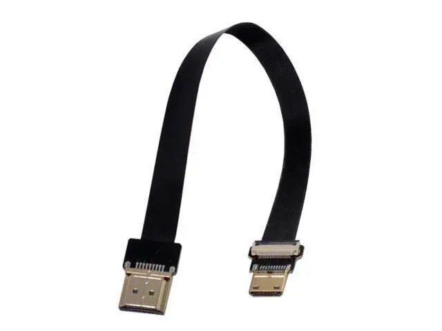 Alt view image 4 of 7 - CYFPV Mini HDMI Male to HDMI Male FPC Flat Cable 1080P for FPV HDTV Multicopter Aerial Photography