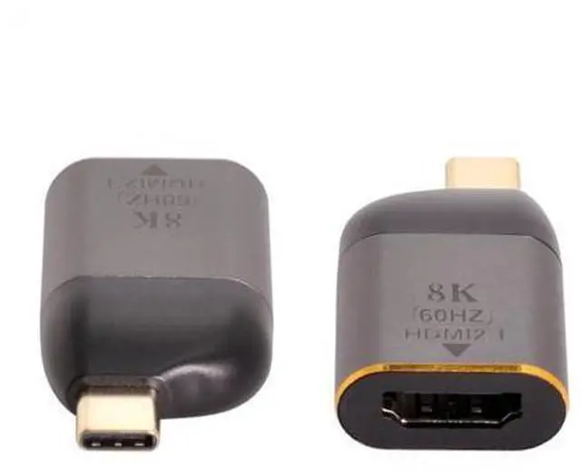 Alt view image 4 of 7 - USB4 USB-C Type-C Source to Female HDMI 2.0 Display 8K 60HZ UHD 4K HDMI Male Monitor Adapter