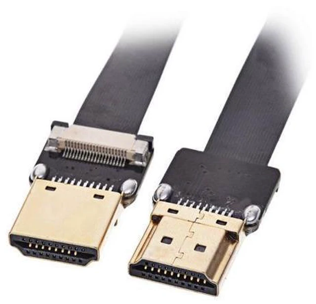 Alt view image 3 of 7 - CYFPV HDMI Type A Male to HDMI Male HDTV FPC Flat Cable for FPV HDTV Multicopter Aerial Photography