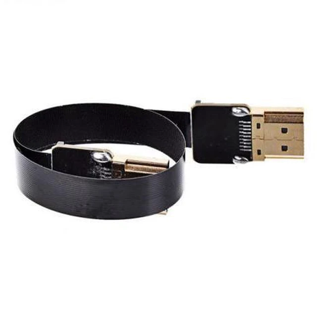 Alt view image 4 of 7 - CYFPV HDMI Type A Male to HDMI Male HDTV FPC Flat Cable for FPV HDTV Multicopter Aerial Photography