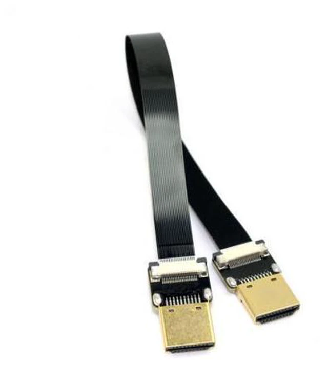 Alt view image 6 of 7 - CYFPV HDMI Type A Male to HDMI Male HDTV FPC Flat Cable for FPV HDTV Multicopter Aerial Photography