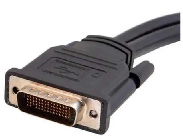 Alt view image 4 of 5 - DMS-59Pin Male to Dual DP Displayport Female Splitter Extension Cable for PC Graphics Card DB-027