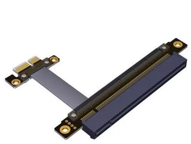 Main image of PCI-E Gen3.0 1x To 16x Riser Cable 30cm PCI-Express PCI-E X16 Extender Right Angled Elbow Design EP-114