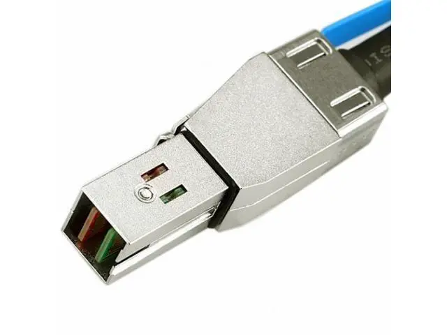 Alt view image 2 of 7 - External Mini SAS HD SFF-8644 to Mini SAS High Density HD SFF-8644 Data Server Raid Cable 50cm 12Gbps