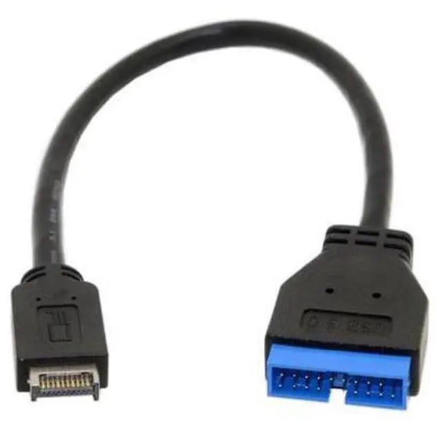 Alt view image 6 of 7 - SM USB 3.1 Front Panel Header to USB 3.0 20Pin Header Extension Cable 20cm for ASUS Motherboard