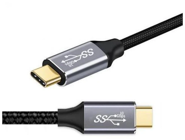Alt view image 4 of 7 - Type-C USB-C Male to Male USB3.1 10Gbps 100W Data Cable with E-marker for Laptop and Phone