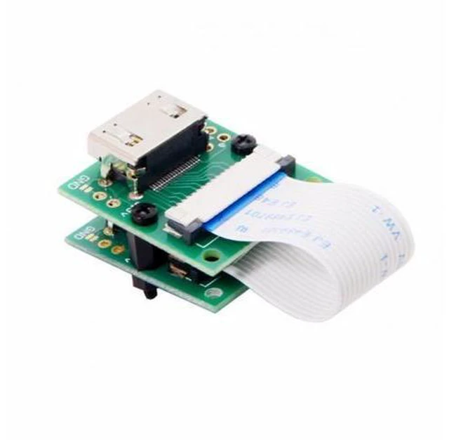 Alt view image 6 of 7 - Raspberry PI Camera Module to HDMI Type A Male HDTV FPC Flat Cable 5cm fit for PES001
