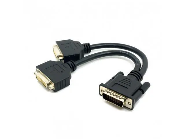 Alt view image 6 of 7 - HKCY DB-033 DMS-59 Male to Dual DVI 24+5 Female Female Splitter Extension Cable for Graphics CardsMonitor