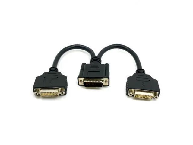 Alt view image 4 of 7 - HKCY DB-033 DMS-59 Male to Dual DVI 24+5 Female Female Splitter Extension Cable for Graphics CardsMonitor