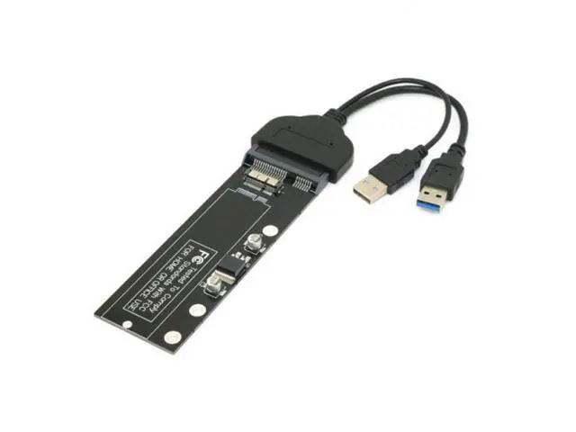 Alt view image 2 of 7 - SM USB 3.0 to 12+6pin SSD HDD to SATA 22Pin Hard Disk Cartridge Drive for Apple 2010 2011 Macbook Air A1369 A1370 SSD
