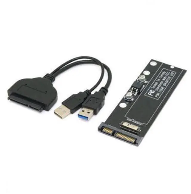 Main image of SM USB 3.0 to 12+6pin SSD HDD to SATA 22Pin Hard Disk Cartridge Drive for Apple 2010 2011 Macbook Air A1369 A1370 SSD