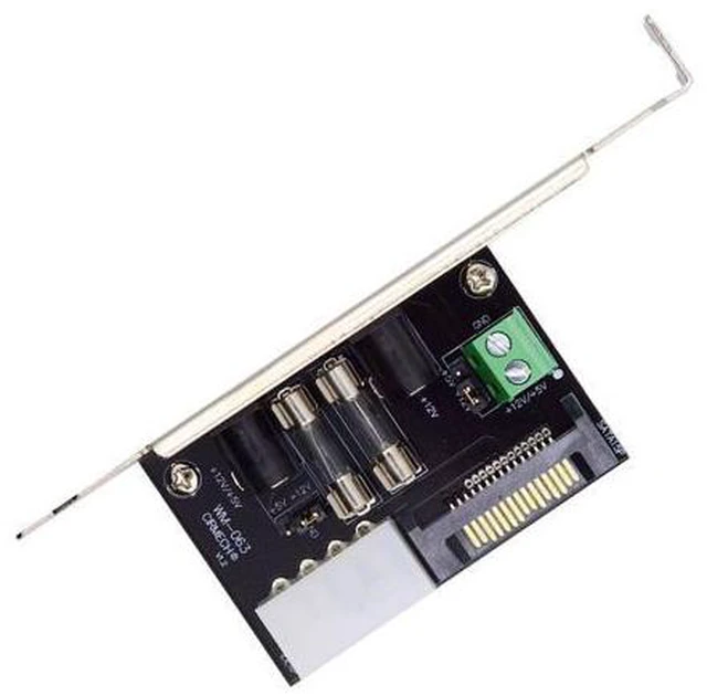 Main image of DC 12V 5V Output Power System Intelligent Control Management System Power Card with PCI-E Bracket for Monitor Router