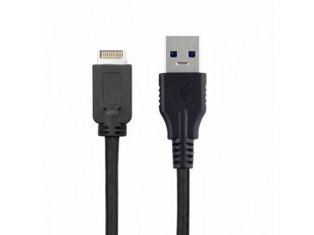 Alt view image 7 of 7 - Type-E USB 3.1 Front Panel Header Host to USB 3.0 Type-A Male Device Extension Data Cable (50cm)
