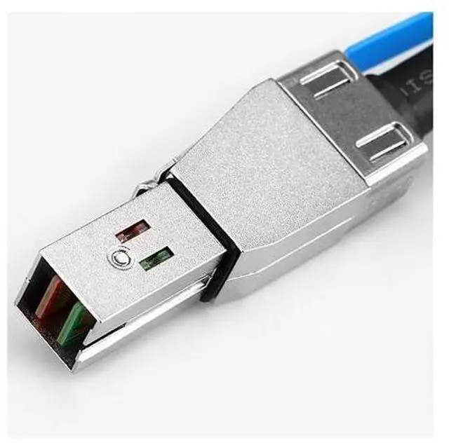 Alt view image 7 of 7 - SM External Mini SAS 4x SFF-8088 to mini sas High Density HD SFF-8644 data server Raid Cable 50cm