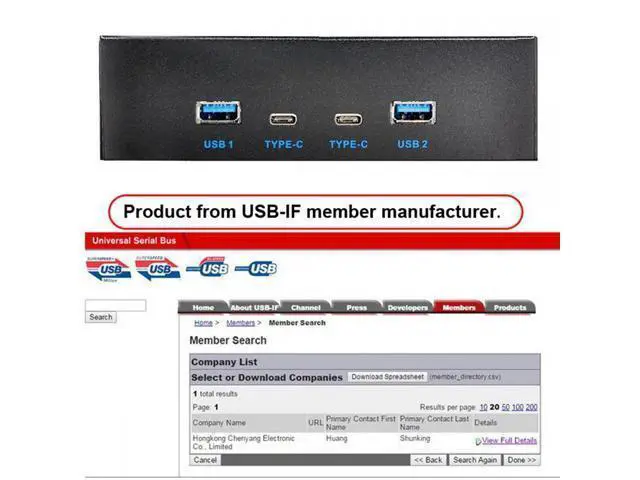 Alt view image 5 of 7 - Cable 10Gbps USB 3.1 Type-A & Type-C HUB 4 Ports Front Panel to Motherboard Type-E Connector Cable 10Gbps for 5.25" CD-ROM Bay Tray