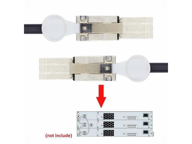 Alt view image 6 of 7 - 20Gbps 40Gbps FlexStack Stacking Cable CAB-STK-E-0.5M Compatible for Catalyst 2960S 2960X 2960XR Networking Switch