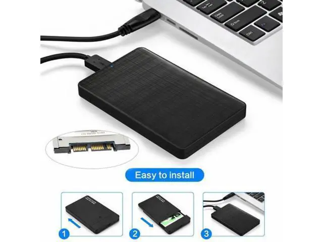 Alt view image 6 of 6 - USB 3.1 Type-C USB-C to 1.8 inch Micro SATA 16pin 7+9 SSD to External Hard disk Enclosure