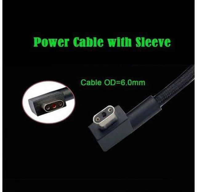 Alt view image 6 of 7 - SM DC Jack 7.4*5.0mm Input to 3Pin Power Plug Cable Compatible for Laptop Blade Pro 17 and Blade 15 Model Support 230W/160W Charge Adapter