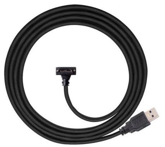 Alt view image 6 of 7 - 3.0M 90 Degree Down Angled Micro USB Screw Mount to 3.0 Data Cable for Industrial Camera