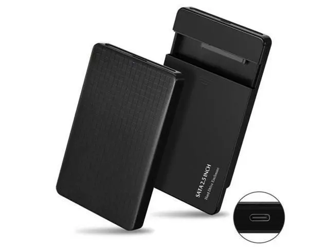 Alt view image 3 of 6 - SM USB-C Type-C to 2.5 Inch SATA SSD HDD External Hard Disk Enclosure for Laptop & PC