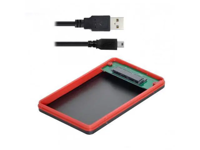 Alt view image 2 of 7 - HKCY U2-120 USB2.0 480Mbps to 1.8 inch Micro SATA 16pin 7+9 SSD HDD External Hard Disk Enclosure