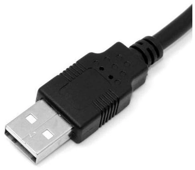Alt view image 4 of 7 - Mini USB B Type 5pin Male Right Angled 90 Degree to USB 2.0 Male Data Cable 5 Meters with EMI Ferrite Core U2-057-RI-5.0M
