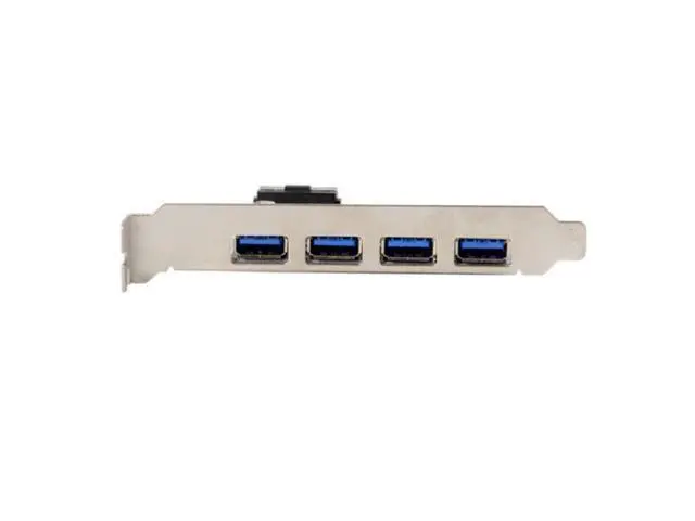 Alt view image 2 of 6 - 4 Ports PCI-E to USB 3.0 HUB PCI Express Expansion Card Adapter 5Gbps for Motherboard U3-038