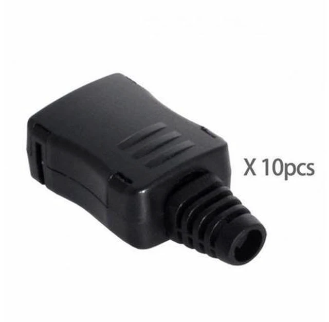 Alt view image 3 of 7 - 10set DIY 4pin USB 2.0 Type-C Female Socket Connector SMT type with PC Board Housing 3.0mm SR