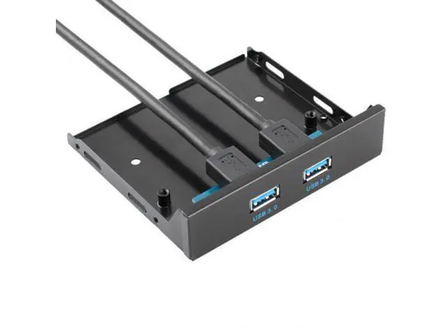 Alt view image 3 of 5 - HKCY U3-045 USB 3.0 Dual Port Front Panel to Motherboard 20Pin Connector Cable for PC 3.5" Floppy Bay