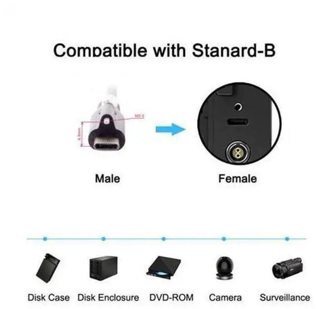 Alt view image 7 of 7 - SM 8m USB 3.1 Type-C Single Screw Locking to USB3.0 Data Cable Mount Type for Industrial Camera Recorder & Laptop PC & Disk