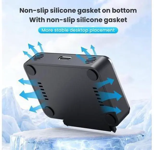 Alt view image 2 of 7 - USB 3.0 Type-C USB-C to Dual NVME M-key M.2 NGFF & SATA 2.5 Inch SSD Docking Vertical External PCBA Case Enclosure