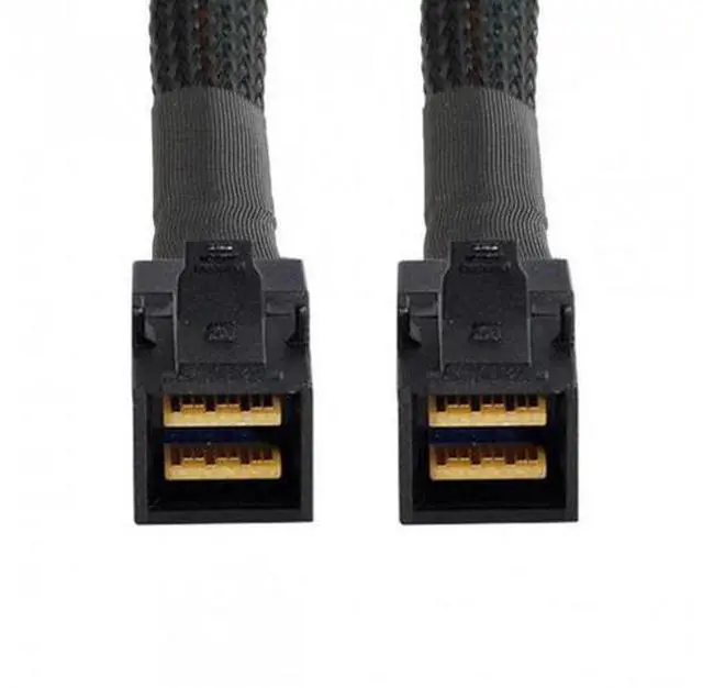 Main image of HKCY SF-068 Internal Mini SAS HD SFF-8643 to Mini SAS High Density HD SFF-8643 Data Server Disk Raid Cable 50cm