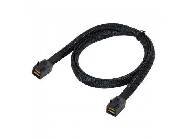 Alt view image 2 of 7 - HKCY SF-068 Internal Mini SAS HD SFF-8643 to Mini SAS High Density HD SFF-8643 Data Server Disk Raid Cable 50cm