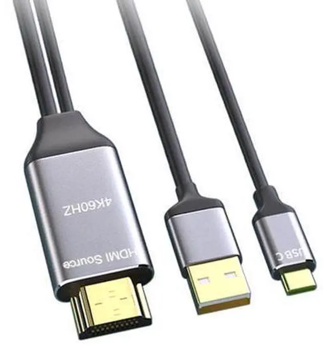 Main image of Reversed HDMI 1.4 Source to USB 3.1 Type-C USB-C Displays Male 4K HDTV Cable for Laptop Monitor (1.8m) UC-129-HDM