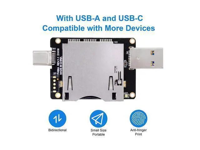 Alt view image 4 of 7 - USB3.1 Type-C Type-A to CF Express Extension Card Reader for CFE Type-B Support R5 Z6 Z7 Memory Card UC-152-CFC