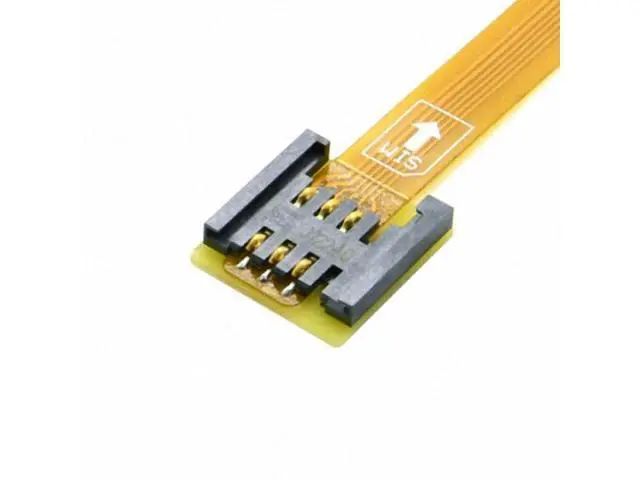 Alt view image 2 of 6 - GSM CDMA Standard UIM SIM Card Kit Male to Female Extension Soft Flat FPC Cable Extender 10cm EP-084