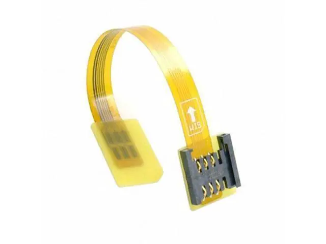 Alt view image 3 of 6 - GSM CDMA Standard UIM SIM Card Kit Male to Female Extension Soft Flat FPC Cable Extender 10cm EP-084