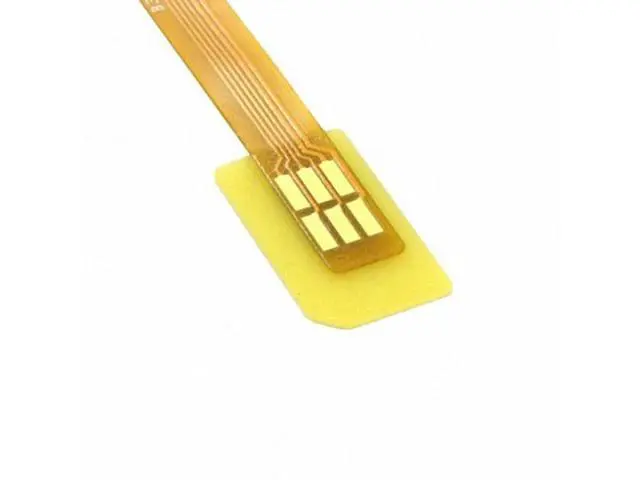 Alt view image 6 of 6 - GSM CDMA Standard UIM SIM Card Kit Male to Female Extension Soft Flat FPC Cable Extender 10cm EP-084