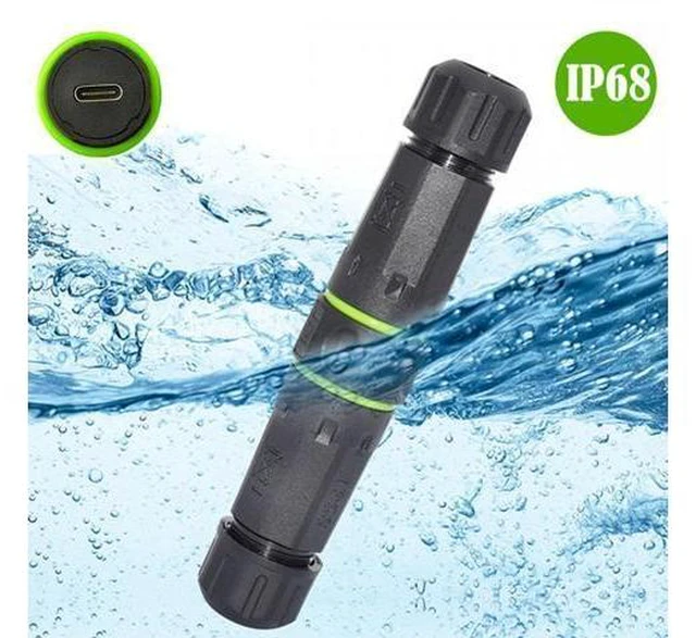 Alt view image 7 of 7 - M20 Locking IP68 Waterproof Type-C 10Gbps USB3.1 Female to USB-C Female Extension Adapter Coupler