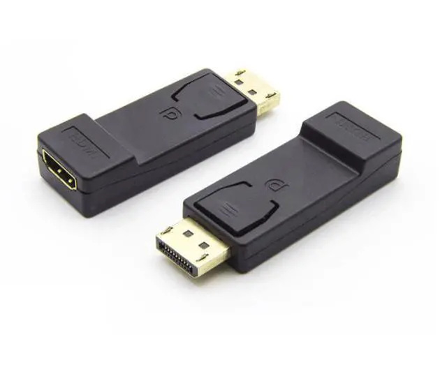 Alt view image 5 of 5 - DP to HDTV Old Model Adapter for Male to Female High Definition 1080p Large DP to HDTV Converter