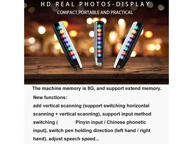 Alt view image 5 of 7 - Smart Voice Translator Pen Multi Language Support 113 Languages Offline Translation Dictionary Reading for Language Learners Students ABS Plastic