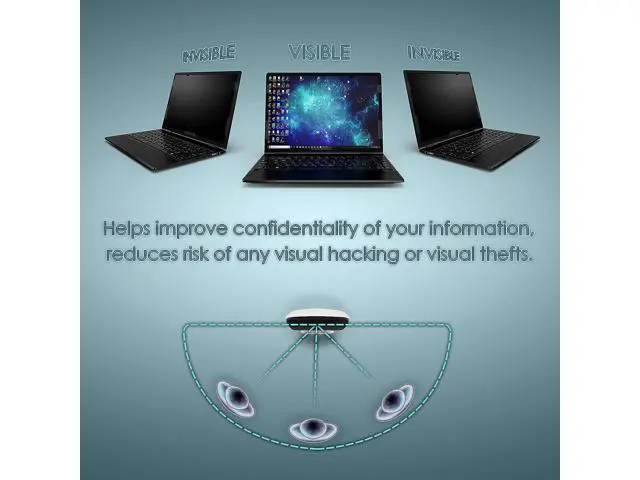 Alt view image 3 of 7 - Privacy Screen Filter for 14 Inches Laptop, Anti-Glare and Anti Blue Light Screen Protector