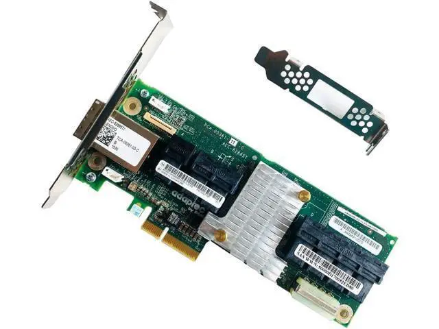 Alt view image 4 of 5 - 12Gb/s SAS Expander Card Adaptec AEC-82885T, 9-Connector (7X Internal SFF-8643 + 2X External SFF-8644), PCIe Slot Power, SES-2/SGPIO, for LSI HBA/RAID, TrueNAS unRAID Proxmox ESXi JBOD