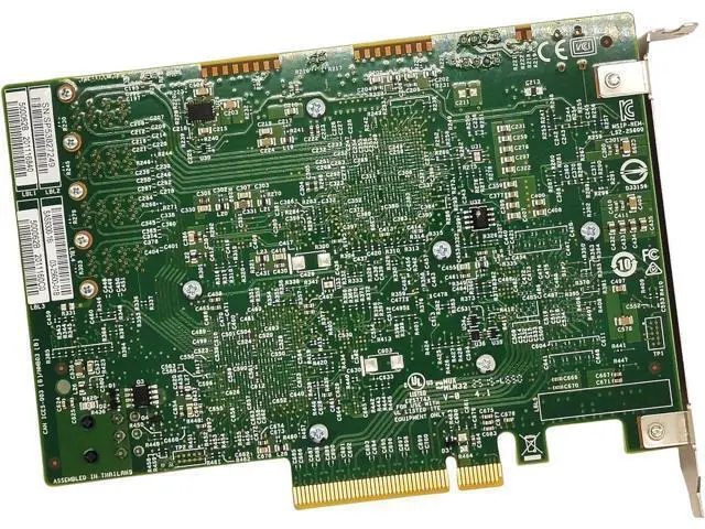 Alt view image 3 of 3 - 12Gb/s HBA SAS Controller Card IT Mode ZFS TrueNAS unRAID 16 Port 9300-16i PCI-Express 3.0 Host Bus Adapter Card