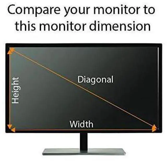 Alt view image 4 of 7 - Anti Blue Light Screen Protector (3 Pack) for 23 Inches (Screen Measured Diagonally) Desktop Monitor. Filter Out Blue Light and Relieve Computer Eye Strain to Help You Sleep Better