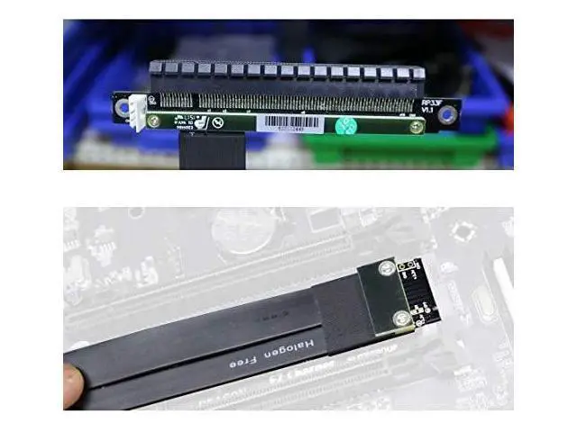 Alt view image 5 of 5 - ADT-Link M.2 NGFF NVMe Key M Extender Cable to PCIE x16 Graphics Card Riser Adapter 16x PCI-e PCI-Express for M2 2230 2242 2260 2280 (25cm)