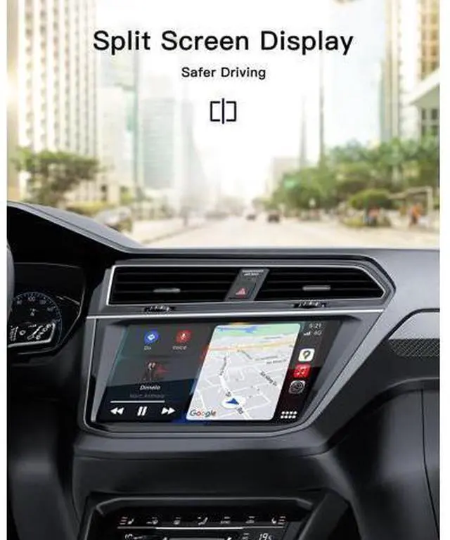 Alt view image 4 of 7 - Wireless CarPlay Adapter for iPhone, Universal, Converts Wired to Wireless CarPlay Dongle, Plug & Play Compatible with BMW, Lexus, Ford, Benz, Audi, Volvo, and More - iOS 10+ Supported